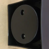 Outsunny Lampada Solare da Giardino con Pannello di Ricarica, in Acciaio e Rattan, 20x20x68 cm, Nero(m-9)