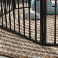 PawHut 60cm 8 Panels Heavy Duty Dog Pen, Pet Playpen for Indoors, Outdoors, Small Dogs(m-8)