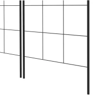 Outsunny Metal Trellis Set of 2, Garden Trellis for Climbing Plants Support Frames, Grid Design(m-9)