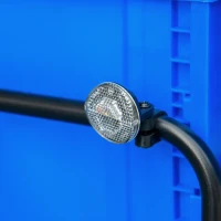 HOMCOM 65L Steel Frame Bike Trailer Storage Box - Blue(m-7)