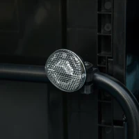 HOMCOM 65L Steel Frame Bike Trailer Storage Box - Black(m-9)