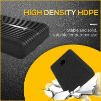 Heavy Duty Parasol Base Plastic Umbrella Stand for Cantilever Banana Parasol with Wheels, Water and Sand Filled(m-6)