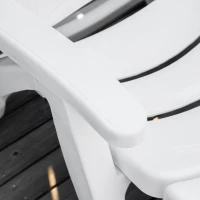 Outsunny 2PCs Outdoor Folding Sun Lounger Recliner on Wheels w/ 5-Position Backrest, White(m-8)