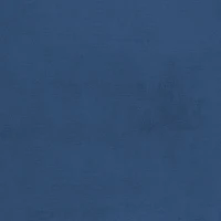 HOMCOM Velvet-Feel Storage Ottoman - Blue(m-9)