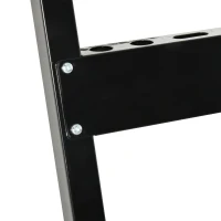 HOMCOM Multi-Function Workbench Ball Support Stand Roller Trestle, Height Adjustable(m-8)