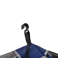 Outsunny Tonnelle 3 x 3 m barnum automatique pop-up 4 moustiquaires amovibles 2 zippées bleu(m-9)