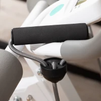 HOMCOM 2-IN-1 Core Abdominal Ab Trainer Sit Up Bench with LCD Screen, Adjustable Fitness Crunch Machine for Home GYM(m-9)