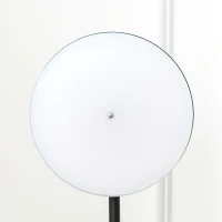 HOMCOM Lámpara de Pie LED 18 W/1800 lm con 3 Color Temperatura Cabezal Giratorio y Base de Metal Lámpara de Lectura Moderna para Salón Dormitorio Ø28x171,5 cm Negro(m-8)