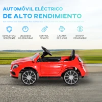 HOMCOM Coche Eléctrico para Niño 3+ Años Automóviles Infantiles Mercedes Benz GLA con Mando a Distancia MP3 USB Luces y Sonidos Apertura de Puerta Carga 30kg 100x58x46cm(m-4)