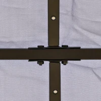 Outsunny 4 x 3(m) Garden Gazebo, Outdoor Pavilion Canopy Aluminum Party Tent Shelter with Curtains and Netting Sidewalls, Grey(m-8)