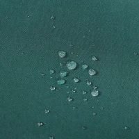 Outsunny Parasol droit parasol inclinable de jardin balcon terrasse manivelle toile polyester imperméabilisée haute densité 180 g/m² Ø2,6 x 2,35H m aluminium vert foncé(m-8)