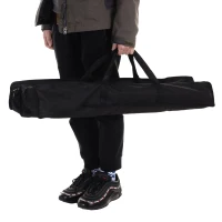 Mesa de Picnic Mesa para Camping Plegable con Altura Regulable en 45-65 cm Estructura Estable de Aluminio con Bolsa de transporte Soporta 30 kg 90x53 cm Plateado(m-9)