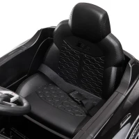 HOMCOM Audi RS Q8 Licensed 6V Kids Electric Ride On Car Toy Car with Remote Control Music Lights USB MP3 for 3-5 Years Old Black(m-9)
