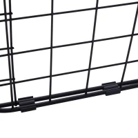 PawHut Heavy Duty Pet Dog Car Barrier Adjustable Ventilated Mesh Wire Guard Auto Vehicle Fence Protector SUVs Black 91-145 cm(m-8)