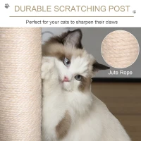 PawHut Cat Tree for Indoor Cats Kitten Tower Multi-level Activity Centre Pet Furniture with Scratching Post Condo Hanging Ropes Plush Perches Grey(m-5)