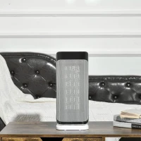 HOMCOM 2000W Electric Heater, PTC Ceramic Portable Fan Heater with Overheating & Tip-Over Protection, 8H Timer, 45° Oscillating Heater for Home, Office, Study, Bedroom(m-10)