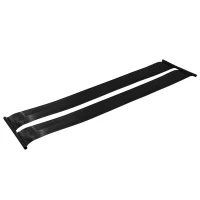 Outsunny Réchauffeur Solaire d'eau pour Piscine Hors Sol - Lot de 2 Tapis solaires Chauffants Piscine - Chauffeur écologique Piscine - PE Noir(m-1)