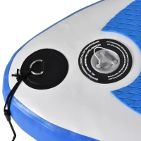 HOMCOM Stand up paddle gonflable surf planche de paddle pour adulte dim. 305L x 75l x 15H cm nombreux accessoires fournis PVC(m-8)