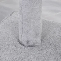 PawHut 96cm Cat Tree for Indoor Cats Condo Sisal Scratching Post Cat Tower Kitten Play House Dangling Ball Activity Center Furniture Grey(m-9)