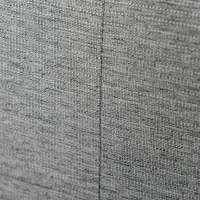 HOMCOM Tête de lit capitonnée - tête de lit rembourrée - dim. 150L x 120H cm - épaisseur 7 cm - MDF Coton Polyester Gris(m-7)