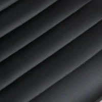 HOMCOM Adjustable Swivel Office Chair with Armless Mid-Back in PU Leather and Chrome Base - Black(m-8)