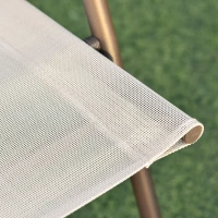 Outsunny 4 Seater Patio Furniture with Parasol, Outdoor Dining Set, Folding Chairs and Table Beige(m-10)