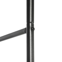 Outsunny Arco per Rampicanti in Metallo per Giardino ed Esterni, 140x40x240cm, Nero(m-8)