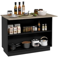 Homcom Insula Bucatarie 105×60 cm – Carucior Bar Multifunctional cu Sertar(m-1)