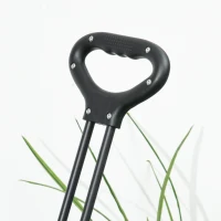 Outsunny Carrello da Giardino 110L con Maniglia Telescopica e Borsa Termica da 15L in Acciaio e Tessuto, Blu(m-9)