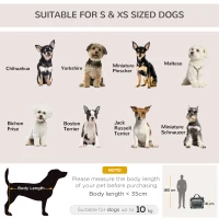 PawHut Oxford Fabric Folding Pet Carrier Bag Grey(m-8)