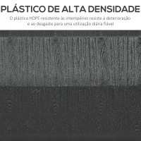 Outsunny Base de Chapéu de Sol Retangular Suporte para Chapéu de Sol Preenchível para Terraço Pátio Jardim 49x49x36,5 cm Preto(m-6)