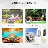 Outsunny 2-Seater Outdoor Rattan Daybed Sofa Footstool Coffee Table Set w/ Canopy, Cushion(m-9)