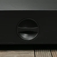 Outsunny Parasolvoet, Parasolstandaard, Parasolhouder, 54,5 x 54,5 x 48 cm, Zwart(m-9)