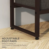 HOMCOM Compact Clothes Rail, with Drawers and Shelf(m-7)