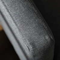 HOMCOM Two-Seater Sofa, with Steel Legs - Grey(m-9)