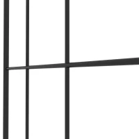 Outsunny Treillis de jardin lot de 2 support pour plantes grimpantes en métal - 51 x 120 cm noir(m-8)