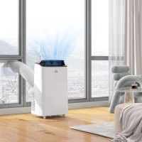 HOMCOM 12000 BTU App-Controlled Mobile Air Conditioner - White(m-10)