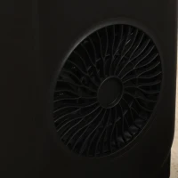 HOMCOM Ijsblokjesmachine Ijsblokjedispenser Ijsblokjesmaker, 22,2 cm x 29,4 cm x 29 cm, Zwart(m-8)