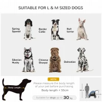 PawHut Dog Stroller 4 Wheels Pet Trolley Carrier Mesh Windows for Medium Large Dogs Traveling Blue(m-4)