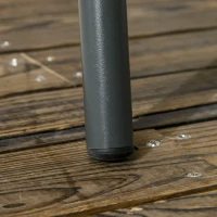 Outsunny Folding Rattan Egg Chair, Freestanding Basket Chair with Cushion, Bottle Holder Bag for Outdoor or Indoor, Grey(m-9)