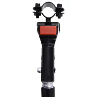 HOMCOM Reboque de Carga para Bicicleta Carrinho Dobrável para Bicicleta com 2 Rodas Refletores Carga 40 kg 155x71,5x77 cm Preto(m-7)