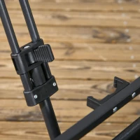 Outsunny Carrinho de Transporte Dobrável com Bolsa Térmica Removível Capacidade 100 kg para Campismo Praia 113x57x77-100 cm Preto(m-9)