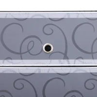 HOMCOM Dulap Pantofi Modular 16 Cuburi in PP Alb si Negru 95x37x160cm(m-8)