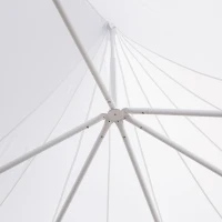 Outsunny 9x7m Waterproof Marquee Canopy-White(m-9)