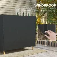 Outsunny Husa pentru Balansoar de Gradina cu 3 Locuri(m-6)