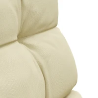 Outsunny 2-Piece Seat Cushion Replacement with Backrest, Garden Patio Chair Cushions Set with Ties, Beige(m-8)