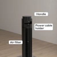 HOMCOM Ventilator Turn, Ventilator Electric de Racire(m-8)