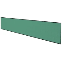 Outsunny Paravan Gard, Paravan cu Rezistență la Vânt, Plasă de Umbrire pentru Grădină cu Ochiuri de Alama, 15x2 m, Verde(m-10)