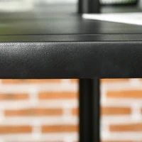 Outsunny Masa de Gradina cu Gaura pentru Umbrela, Masa de Gradina(m-9)