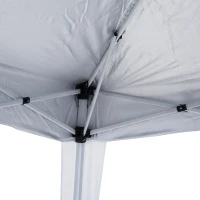 Outsunny 3 x 3m Pop Up Gazebo, Water Resistent, Foldable, w/Carrying Bag-White(m-9)